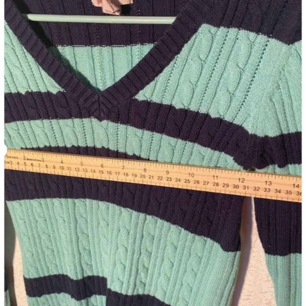 Arizona Jean Company Women Green Pullover‎ Sweater Large